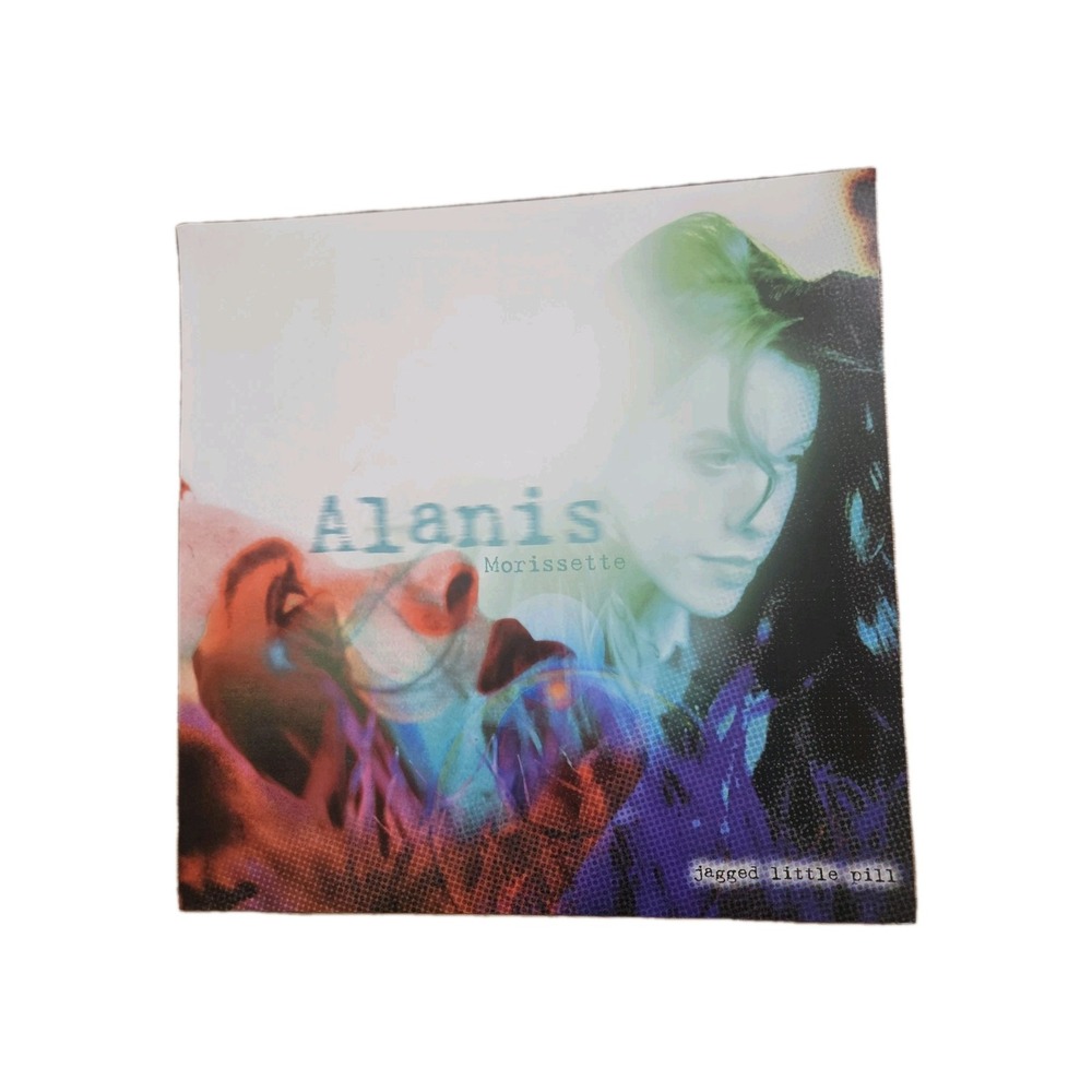 Alanis Morissette Jagged Little Pill Poster 2-Sided Flat Square 1995 Promo 12x12